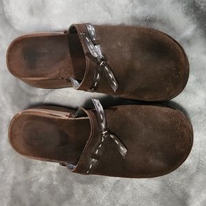J. Crew leather clogs